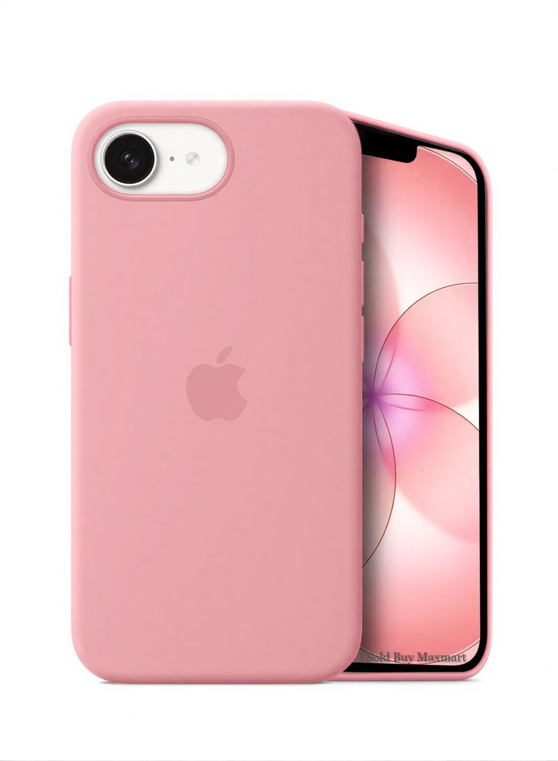 عام جراب iPhone 17e من السيليكون السائل مع بطانة ناعمة من الألياف الدقيقة (مايكروفايبر) - غطاء واقٍ مقاوم للخدش والصدمات لهاتف iPhone 17e (مقاس 6.1 بوصة) - Image 1
