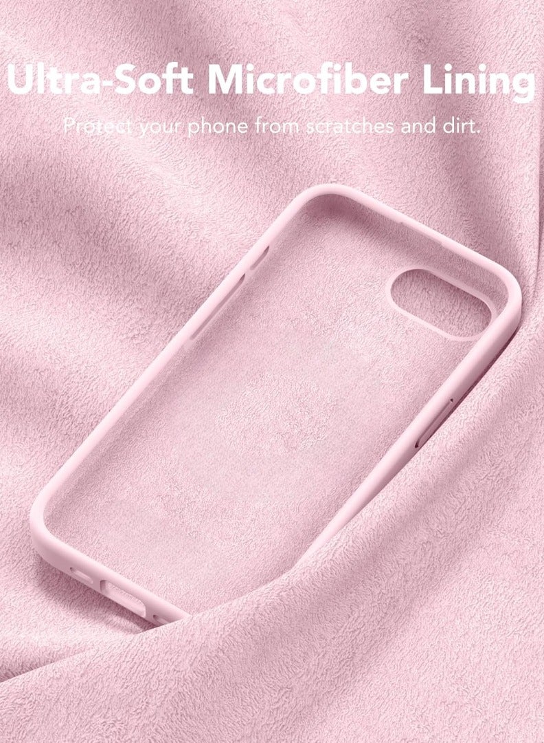 عام جراب iPhone 17e من السيليكون السائل مع بطانة ناعمة من الألياف الدقيقة (مايكروفايبر) - غطاء واقٍ مقاوم للخدش والصدمات لهاتف iPhone 17e (مقاس 6.1 بوصة) - Image 4