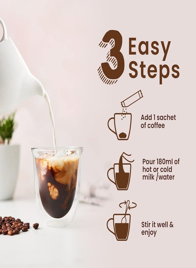 Bevzilla 24 Flavoured Coffee Sachets & Enamel Mug | Makes 24 Cups| 6 Sachets Each Flavour | Turkish Hazelnut, Colombian Gold, French Vanilla & English Butterscotch | Cuppa Joy Box - Image 4