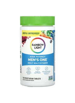 Rainbow Light Rainbow Light, Men's One Daily Multivitamin, High Potency, 150 Vegetarian Tablets  - Image 1