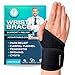 Maeteria Wrist Brace Adjustable Compression Support for Carpal Tunnel Arthritis Tendonitis Sprains RSI Fits Left Right Hand Breathable Wrist Support for Men Women - Image 1