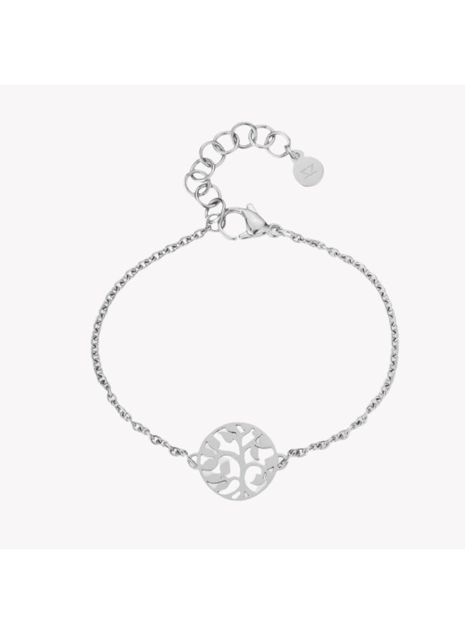 زنك سوار زينك النسائي من الفولاذ المقاوم للصدأ الفضي | ZFBR010S - Image 3