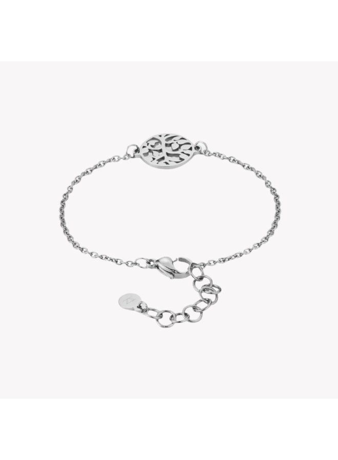 زنك سوار زينك النسائي من الفولاذ المقاوم للصدأ الفضي | ZFBR010S - Image 2