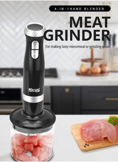 DSP Multifunctional Hand Blender, 4 IN 1 Electric Blender with Chopper, Mixer,Whisk, 700W,KM-1091,Black  - Image 2