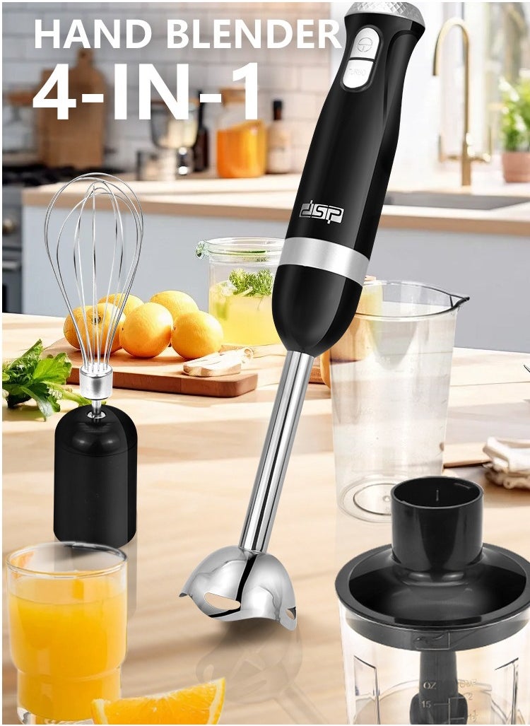 Multifunctional Hand Blender, 4 IN 1 Electric Blender with Chopper, Mixer,Whisk, 700W,KM-1091,Black - pzsku/Z3325D0F46EC595950E4EZ/45/_/1732517171/d2346ad0-903c-40c7-8828-71a4ad1ac075