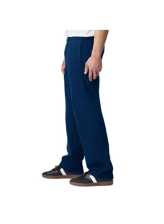Gildan men's open bottom sweatpant with pockets pants, navy, xl - Image 2