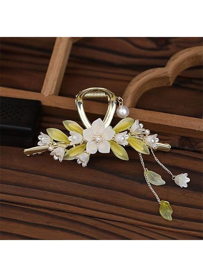 Calyrex Butterfly Hair Claw Clips for Women,Rhinestone Large Non-Slip Strong Metal Hair Jaw Hold Clips Acetate Hair Claws Butterfly Clips Cute Hair Clips Headwear Gifts - Image 1