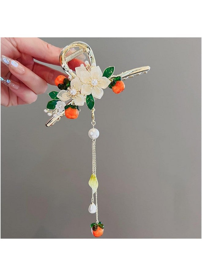 Calyrex Butterfly Hair Claw Clips for Women,Rhinestone Large Non-Slip Strong Metal Hair Jaw Hold Clips Acetate Hair Claws Butterfly Clips Cute Hair Clips Headwear Gifts - Image 4