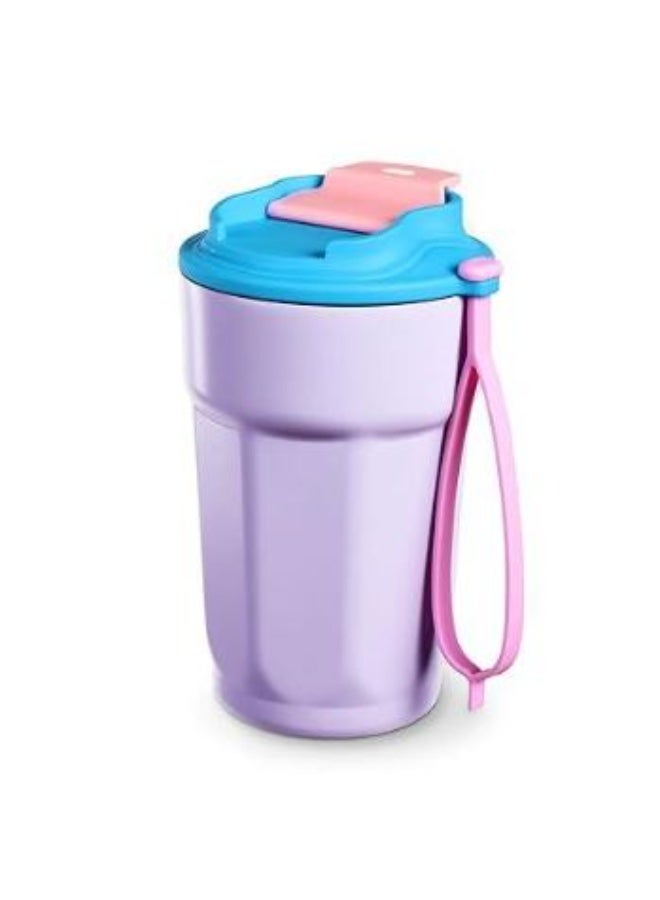 Moon Berry Insulated Stainless Steel Coffee Mug Tumbler with Leakproof Lid and Carry Strap - Image 1