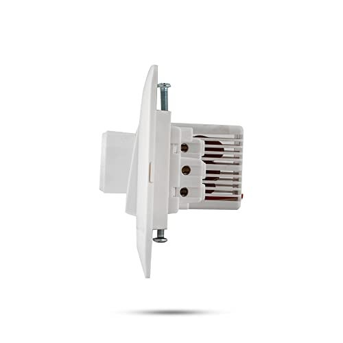 Wipro Northwest (Venia) Switch Combo of 4M Plate + 1M 6A Switch x2 + 5 Step Fan Regulator, White (Kit 9),2_Way - Image 3