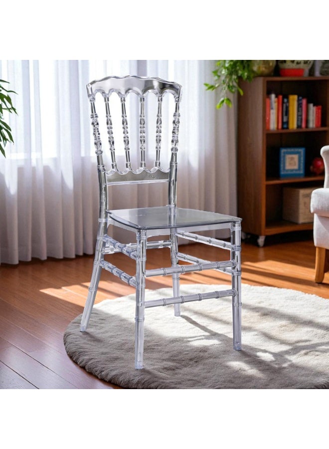 Multi Home Furniture Elegant Transparent Chiavari Chair MH-HDC 24 – Crystal Clear Design for Weddings, Events & Dining - Image 4