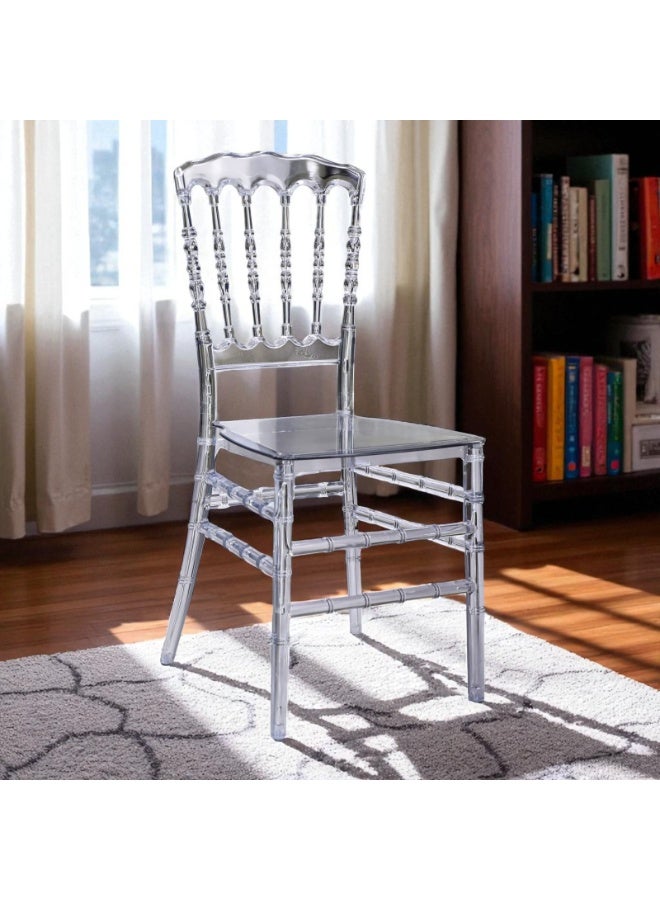 Multi Home Furniture Elegant Transparent Chiavari Chair MH-HDC 24 – Crystal Clear Design for Weddings, Events & Dining - Image 3