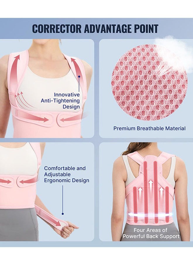 Super ZYouth Back Brace and Posture Corrector Back Straightener Belt Back Support Helps Hunchback Correction and Relieve Shoulder Neck Back Pain  - Image 3