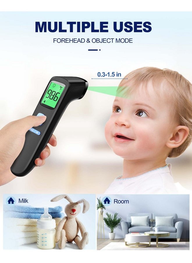 ANMEATE ANMEATE No-Touch Forehead Thermometer for Adults, Infrared Digital Thermometer for Kids, Touchless Baby Thermometer, Accurate Reading with Large Display, Mute Mode, Memory Recall, Fever Alarm  - Image 5