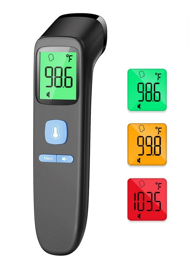 ANMEATE ANMEATE No-Touch Forehead Thermometer for Adults, Infrared Digital Thermometer for Kids, Touchless Baby Thermometer, Accurate Reading with Large Display, Mute Mode, Memory Recall, Fever Alarm  - Image 1