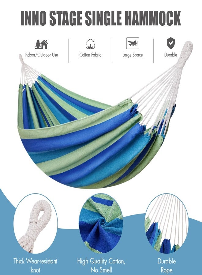 INNO STAGE Brazilian Hammock with Tree Straps - Cotton Hammocks Portable Hammock with Carry Bag for Backyard, Porch, Outdoor and Indoor Use - Image 3