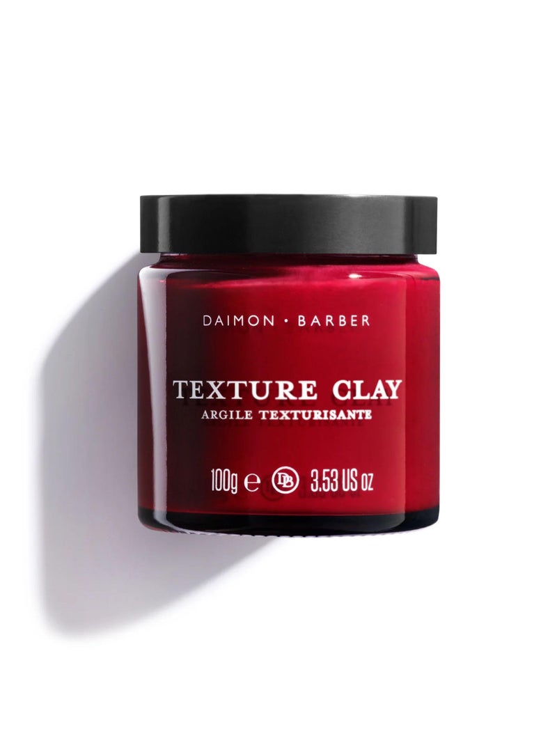 Daimon Barber Texture Clay  100 g Water Soluble Strong Hold MatteFinish Pomade - Image 3