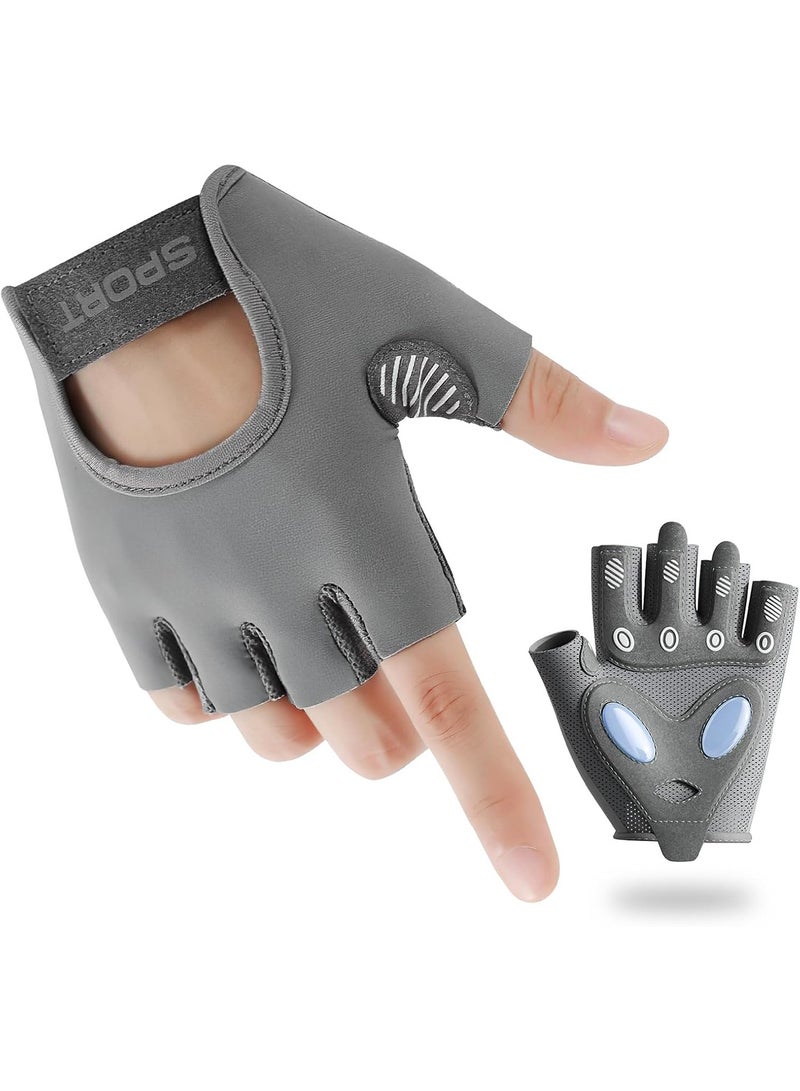 HomKawt HomKawt Weight Lifting Gloves, Workout Gloves for men and Women, Cycling Gloves with non-slip Silicone & Wrist Support Adjustable Velcro Strap, Suitable for Fitness Training Weightlifting  - Image 1