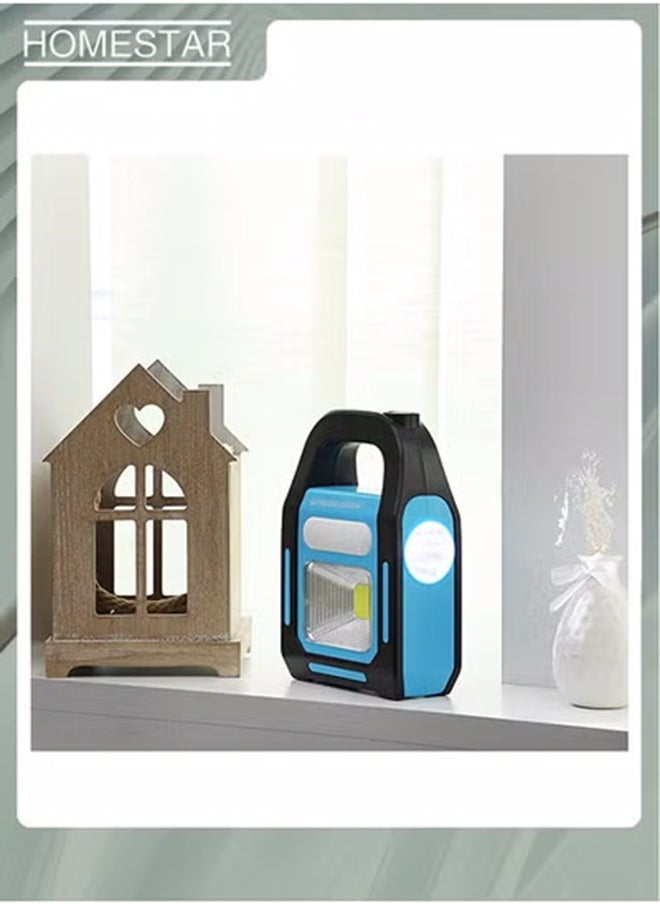 HOMESTAR 1 Pack 3 IN 1 Solar USB Rechargeable Brightest COB LED Camping Lantern,Camping Lights Rechargeable Work Light, Charging for Device, Waterproof Emergency Flashlight LED Light  - Image 2