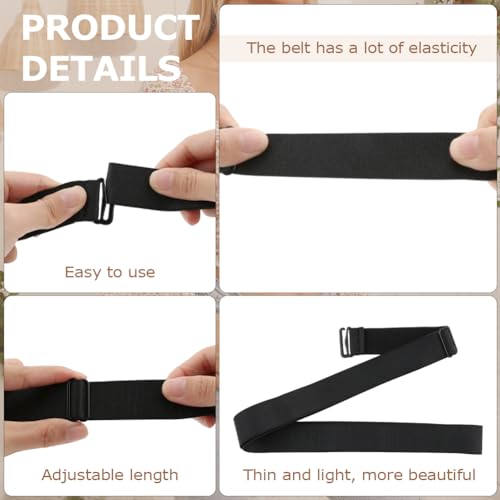 HOUSEEN 2Pcs Crop Tuck Band, Adjustable Elastic Crop Tuck Band, Crop Band for Tucking Shirts, Sweaters, Elastic Tuck Band to Change The Style of Your Tops ​ - Image 4