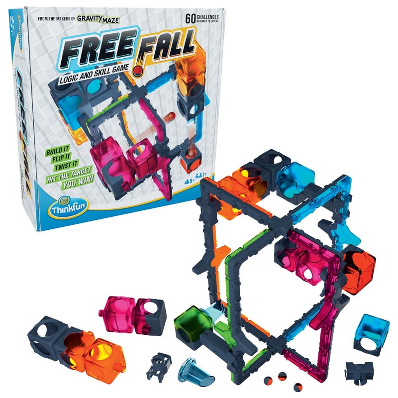 ThinkFun Freefall  LogicBased Marble Maze Game  Skill Enhancing  Fun for Kids Teens Adults  MindStimulating Puzzles  Single or Multiplayer - Image 2