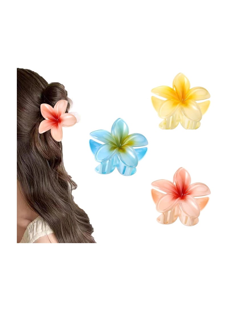 STAR BEJA Flower shape hair clip, Casual stylish hair claw, Hair Accessories by Star Beja (01, Pack of 3) - Image 1