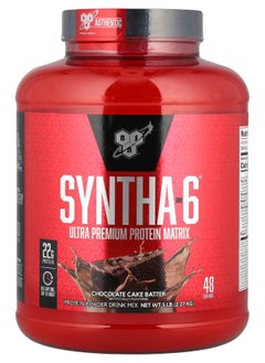 BSN Syntha-6® Ultra Premium Protein Matrix Chocolate Cake Batter 5 lb (2.27 kg) 