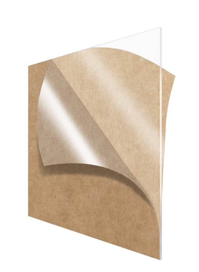 Fielect Clear Acrylic Plexiglass Sheet 11.58"x8.19" 8mm Thick for Picture Frames Sign Holders DIY Display - Image 1
