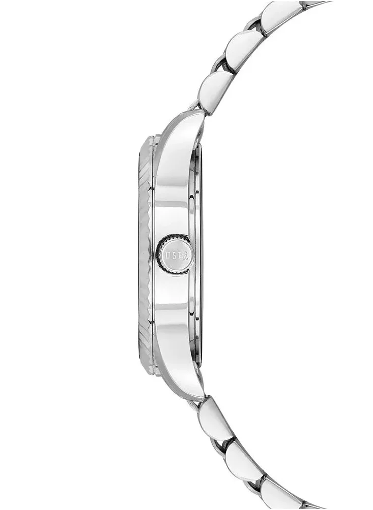 U.S. Polo Assn. Stile Women's 30mm Watch with Silver Dial & Stainless Steel Bracelet