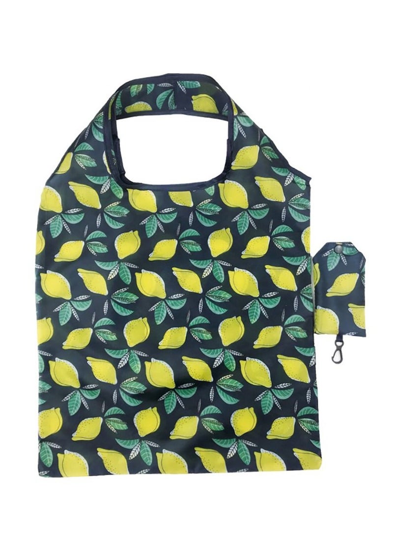 Salla - Foldable Reusable Shopping Bag Lemon Print 60x38cm - Image 1