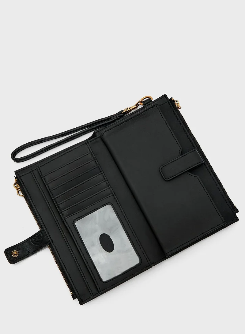 GUESS Laurel Double Zip Organizer Wallet
