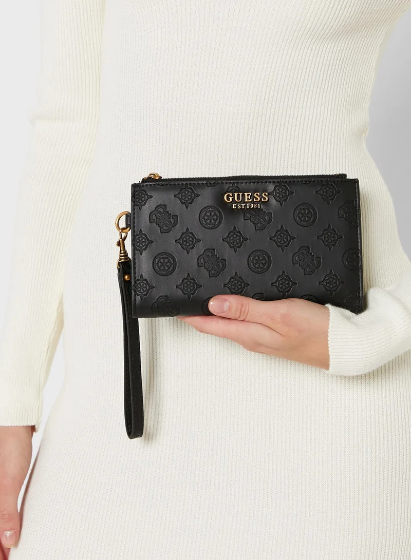 GUESS Laurel Double Zip Organizer Wallet