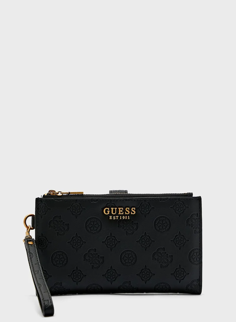 GUESS Laurel Double Zip Organizer Wallet