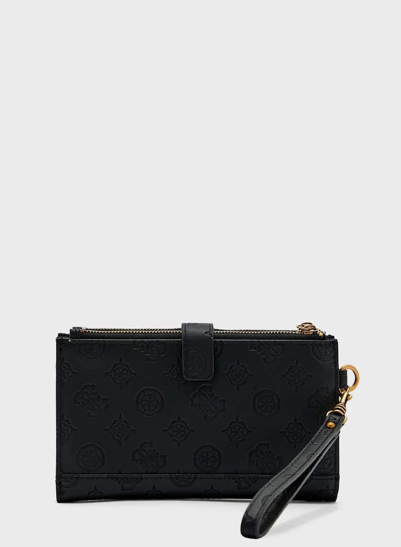 GUESS Laurel Double Zip Organizer Wallet