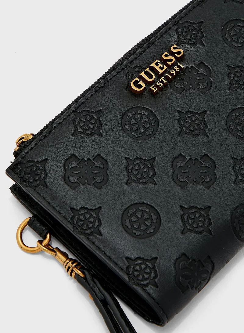 GUESS Laurel Double Zip Organizer Wallet