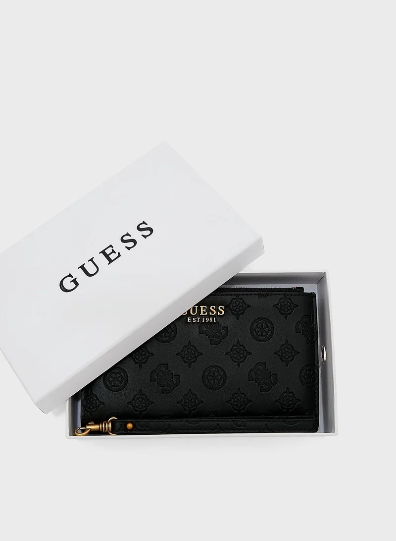 GUESS Laurel Double Zip Organizer Wallet