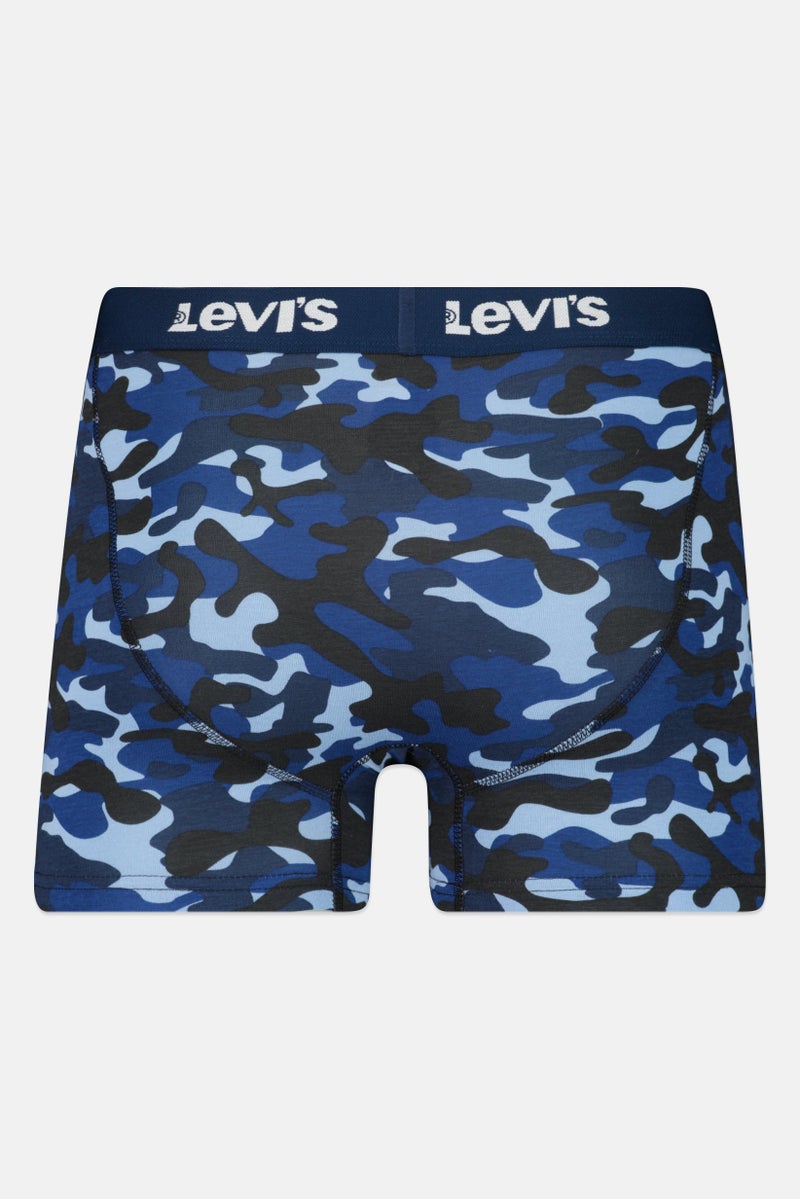 Levi's Men 4 Pack Brand Logo Boxer Brief, Multicolor - Image 2