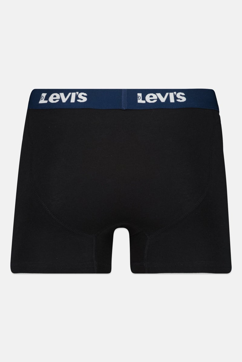 Levi's Men 4 Pack Brand Logo Boxer Brief, Multicolor - Image 4