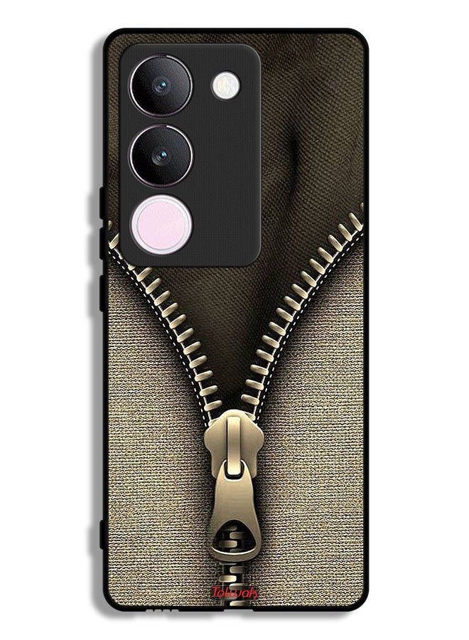 Tolwak vivo V29 Protective Case Cover Zip Pattern - Image 1