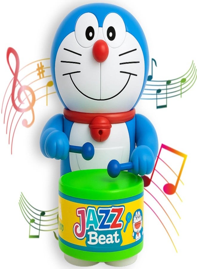 SHANVI MSToys Cute Drummer Pet Toys with Dancing Action for Kids Toys Sound Toys Key-Operated CAT-Dore-Monkey - Image 5