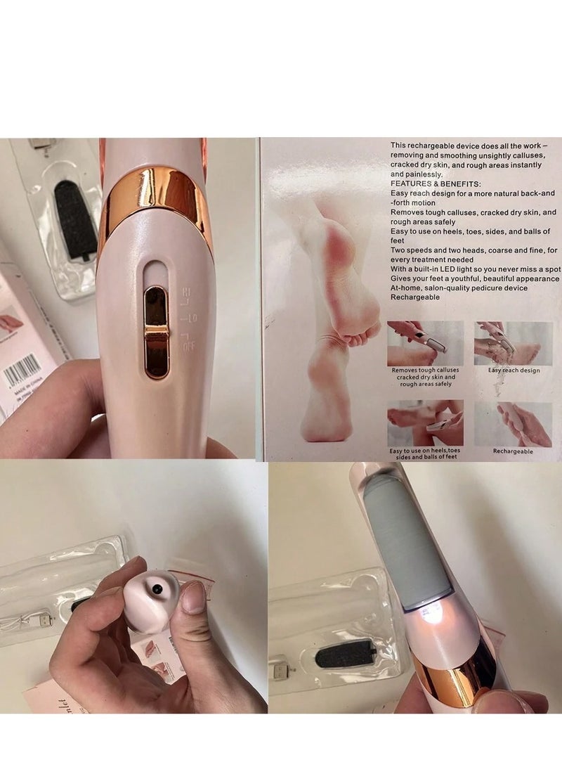 Pedicure device for removing dead skin – Highly effective electric foot file - Image 2