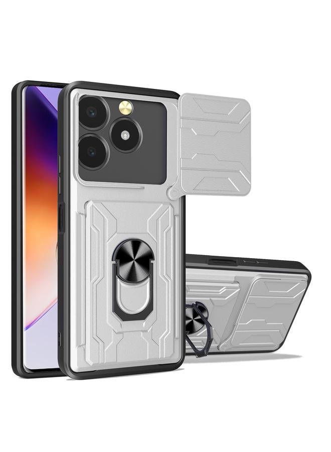S-TOP Case For Realme C61 / C63 Sliding Camshield TPU+PC Phone Case with Card Slot - Image 1