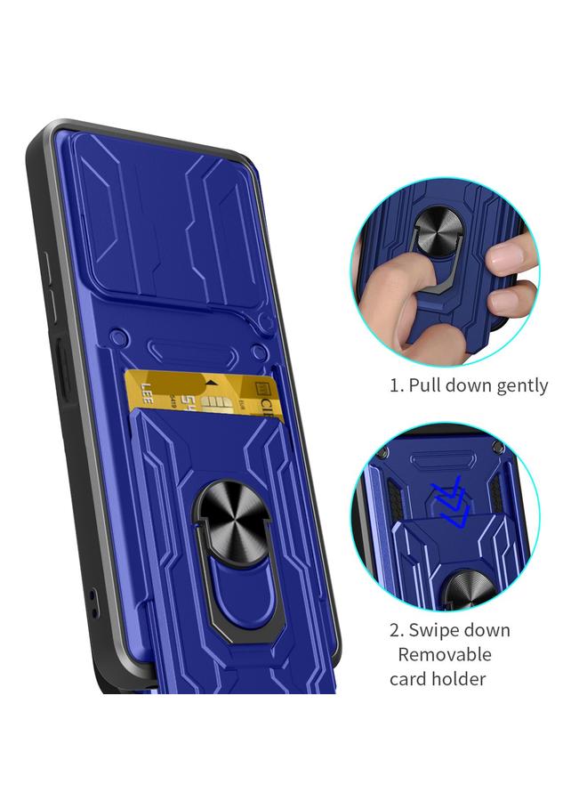 S-TOP Case For Realme C61 / C63 Sliding Camshield TPU+PC Phone Case with Card Slot - Image 3