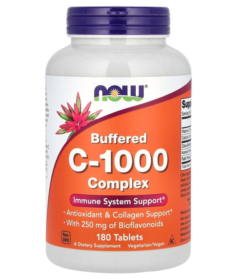 now Buffered C-1000 Complex 180 Tablets