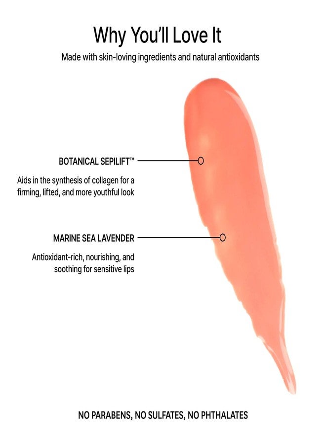 Jillian Dempsey Lip Gloss: Enhance, Hydrate & Smooth Lips with Firming & Plumping Benefits, Vegan, 4ml | Peachy Peach - Image 3