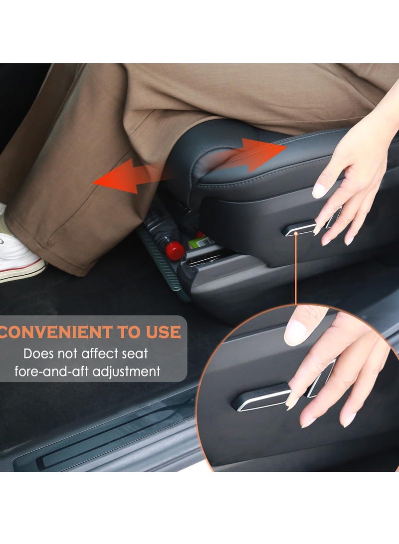 SYOSI Underseat Storage Box for Tesla Model Y and X 2021-2023, Driver and Passenger Underseat Tray Organizer with Silicone Pad, Hidden Organizer Console, Interior Accessories - Image 5