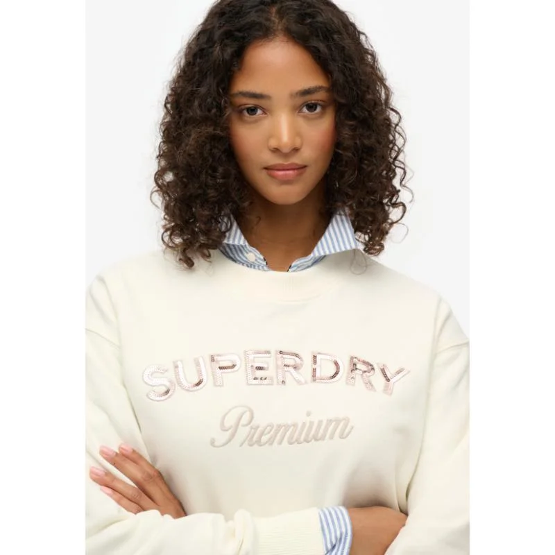 Premium Design Loose Crew Sweatshirt