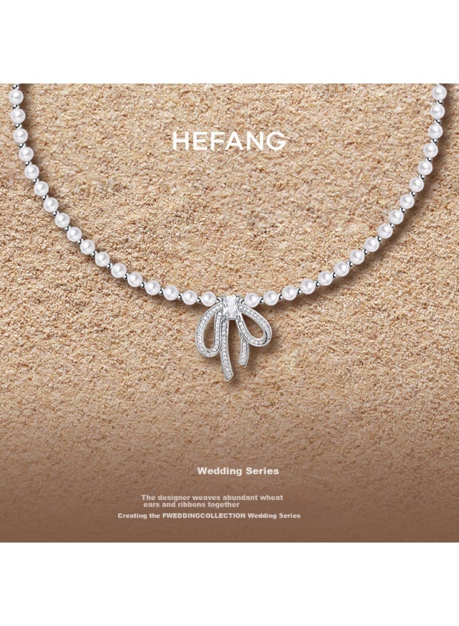 Hefang Elizabeth Necklace Clavicle Chain Luxury Birthday Gift For Girlfriend Wife - Image 2