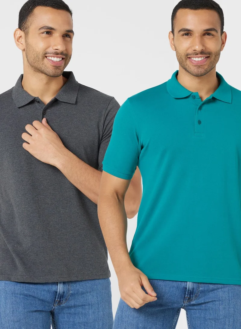 Seventy Five Basics 2 Pack Polo Shirt