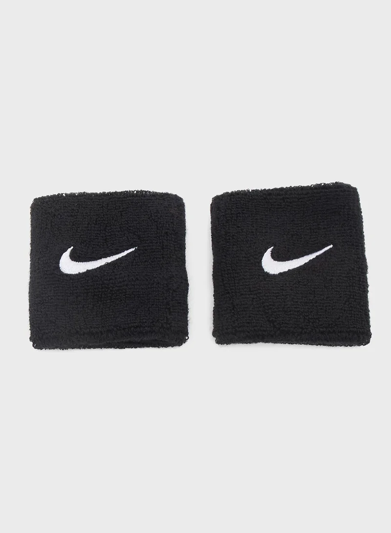 نايكي 2 Pack Swoosh Classic Wristbands